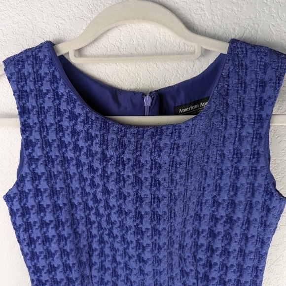 American Apparel Textured Houndstooth Bubble Skirt Preppy Mini Dress Size S - Picture 9 of 10